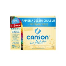 CANSON Papier  dessin "Mi-teintes", 240 x 320 mm, 160 g/m2