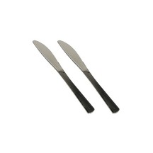 PAPSTAR Couteau en plastique, longueur: 200 mm, mtallis