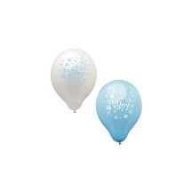 PAPSTAR Ballons de baudruche "It's a Boy", assorti en bleu/