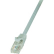 LogiLink Cble patch, Cat. 5e, U/UTP, 30 m, gris, gaine en