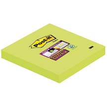 3M bloc-notes post-it Super Sticky, 76 x 76 mm