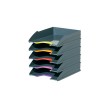 DURABLE kit de bac  courrier VARICOLOR, gris / couleurs
