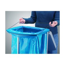 dm sac poubelle, bleu translucide, 120 litres, en LDPE