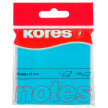 Kores notes adhsives "NEON", 75 x 75mm, uni, bleu non,