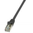 LogiLink Patchkabel, Kat. 5e, F/UTP, 1,0 m, schwarz