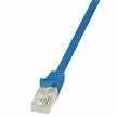 LogiLink CP1016U Cble rseau Cat5e UTP AWG26 0,25 m Bleu