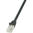 LogiLink Cble patch EconLine, Cat. 6, U/UTP, 10 m, noir