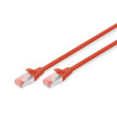 DIGITUS Cble patch, Cat. 6, S/FTP, 10,0 m, rouge