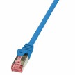 LogiLink Cble patch, Cat. 6, S/FTP, 0,5m, bleu