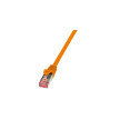 LogiLink Cble patch, Cat. 6, S/FTP, 10 m, orange