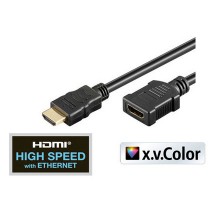 shiverpeaks BASIC-S HDMI cble de rallongement, 3,0 m