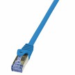 LogiLink Cble patch, Cat. 6A, S/FTP, 0,5 m, bleu