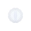 PAPSTAR Napperon, rond, diamtre: 360 mm, blanc