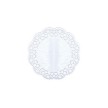 PAPSTAR Napperon, rond, diamtre: 360 mm, blanc