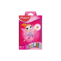 Maped Trousse Fairy, en polyester, rose, quip