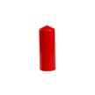 PAPSTAR Bougie cylindrique, diamètre: 60 mm, rouge