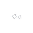 dm-folien boucle de cerclage, en métal, zingué, (L)16 mm,