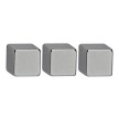 MAUL Aimant néodyme, cube, (L)10 x (P)10 x (H)10 mm, nickel