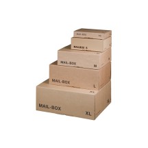 smartboxpro Carton d'expdition MAIL BOX, taille: XS, marron