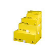 smartboxpro Carton d'expdition MAIL BOX, taille: XS, jaune