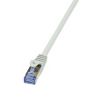 LogiLink Cble patch PrimeLine, Cat. 6A, S/FTP, 0,5 m, gris