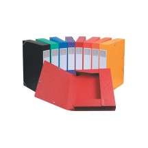 EXACOMPTA Bote  lastiques Cartobox, A4, 25 mm, orange