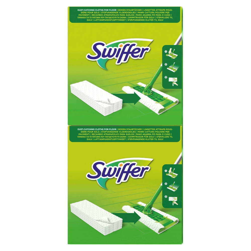 Swiffer serpillière - sec, recharge - 80 pieces