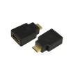 LogiLink adaptateur Mini, HDMI femelle - male, 19 broches pr