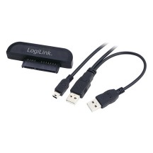 LogiLink Cble adaptateur USB 2.0 - SATA, USB A mle - SATA