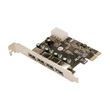 Logilink Carte PCI Express USB 3.0, 4 ports, 5 Gbps