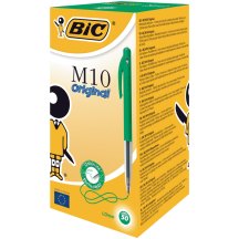 BIC stylo  bille m10, couleur du trac: vert