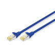 DIGITUS Câble patch, cat. 6A, S/FTP, 1,0 m, bleu