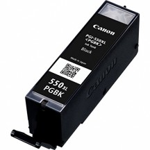 canon cartouche jet d'encre noir pgi-550xl bk pk2 22ml pack 2 blister+alarme acous. mg/5450/6350 ip/7250