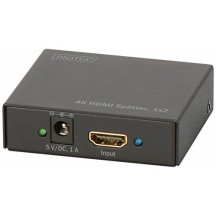 DIGITUS rpartiteur 4K HDMI, 2 ports noir, lecture simultan