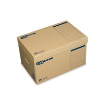 ELBA boîte à archives tric System, avec couvercle, marron