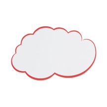 FRANKEN fiches nuage pour prsentation, 620 x 370 mm, blanc