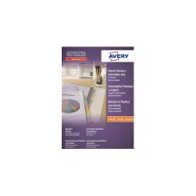 AVERY Intercalaires  onglets, 6 touches, PP, transparent