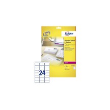 AVERY tiquettes SPECIAL pour Timbres, 63,5 x 33,9 mm, blanc