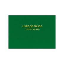 ELVE Registre "Livre de police mtaux prcieux", 200 pages