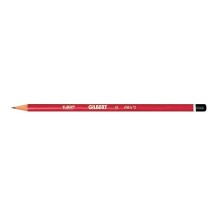 BIC crayon Gilbert 33, dureté: HB, rond, laqué en rouge