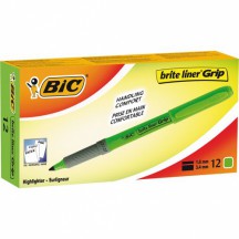 BIC Surligneur "brite liner Grip", Pointe biseaute, vert