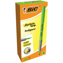 BIC Surligneur "brite liner Grip", Pointe biseaute, vert