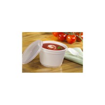 PAPSTAR Bol  soupe rond "To Go", blanc, 350 ml