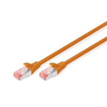 DIGITUS Cble patch, Cat. 6, S/FTP, 0,5 m, orange