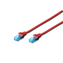 DIGITUS Cble patch, Cat. 5e, U/UTP,  2,0 m, rouge
