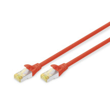 DIGITUS Cble patch Cat. 6A, S/FTP,  7,0 m, rouge
