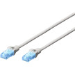DIGITUS Câble patch, Cat. 5e, U/UTP, 15,0 m, gris