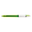 BIC Stylo  bille rtractable 4 Colours Fluo