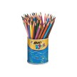 BIC KIDS Crayons de couleur Evolution ecolutions, bote de 60