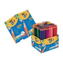BIC KIDS Crayons de couleur Evolution ecolutions, boîte de 288